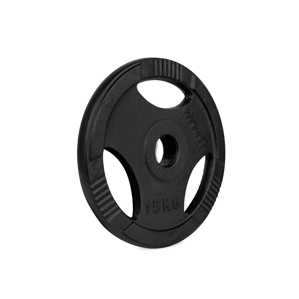 VirtuFit Olympische Gietijzeren Halterschijf - 15 kg