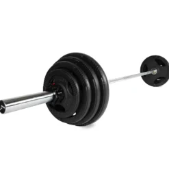 VirtuFit Olympische Gietijzeren Halterset - 120 kg