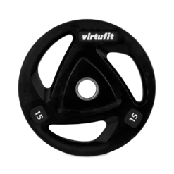 VirtuFit Olympische Rubberen Halterschijf - 15 kg