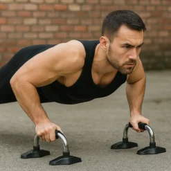 VirtuFit Opdruksteunen Pro - Push Up bars - Chroom