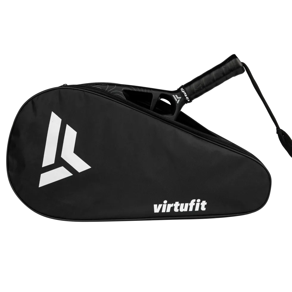 VirtuFit Padel Racket Draagtas - Zwart - Wit