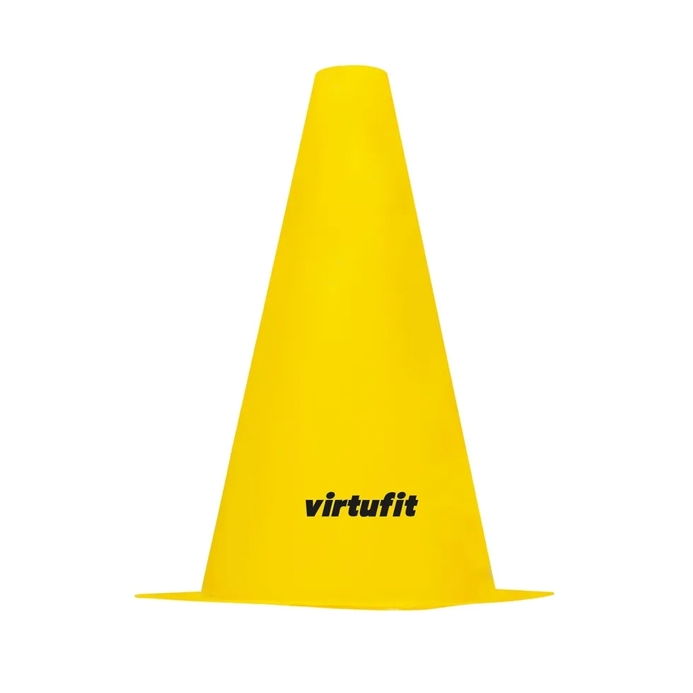 VirtuFit Pionnen Set - 23 cm - 12 Stuks - Geel