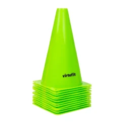 VirtuFit Pionnen Set - 23 cm - 12 Stuks - Groen