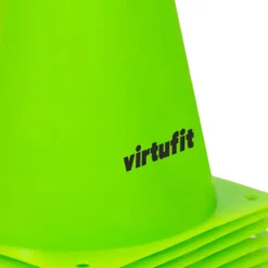 VirtuFit Pionnen Set - 23 cm - 12 Stuks - Groen