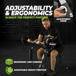 VirtuFit Preacher Curl Station - Halterbank