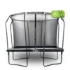 VirtuFit Premium Rechthoekige Trampoline met Veiligheidsnet - Zwart - 183 x 274 cm - Gratis trap
