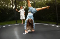 VirtuFit Premium Trampoline met Veiligheidsnet - Zwart - 366 cm
