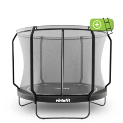 VirtuFit Premium Trampoline met Veiligheidsnet - Zwart - 305 cm