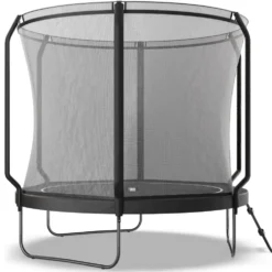 VirtuFit Premium Trampoline met Veiligheidsnet - Zwart - 251 cm