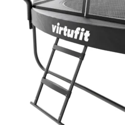VirtuFit Premium Trampoline met Veiligheidsnet - Zwart - 251 cm
