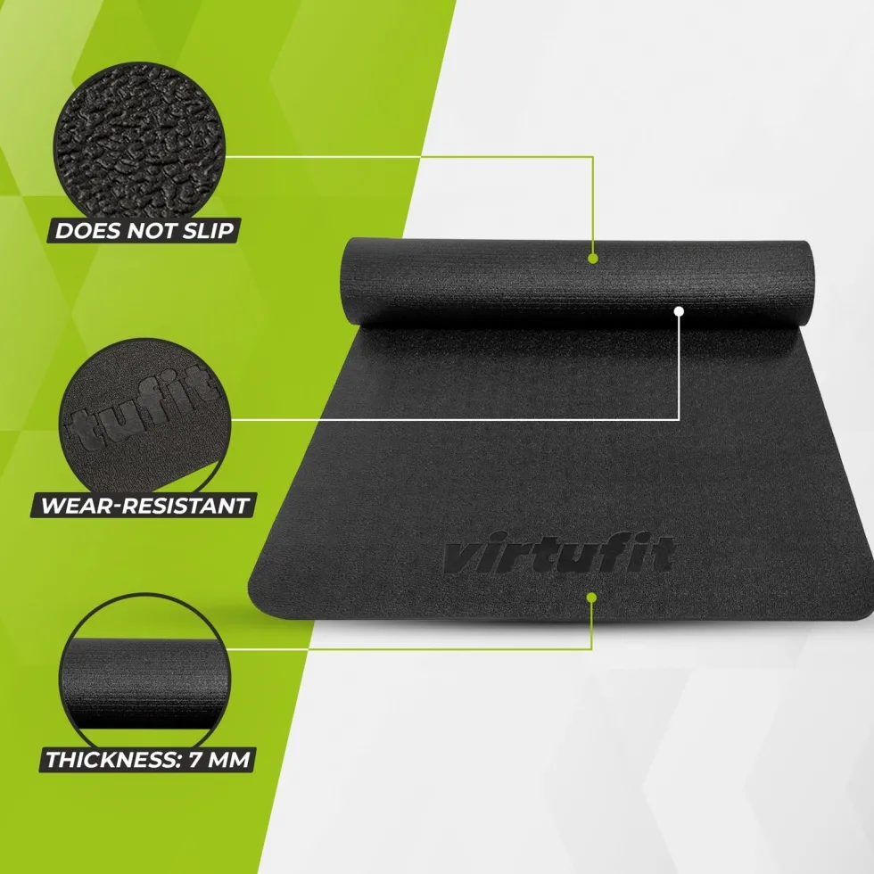 VirtuFit Premium Universele Vloermat - Beschermmat - 230 x 90 cm