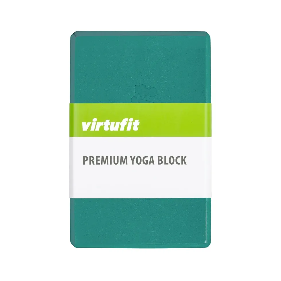 VirtuFit Premium Yoga Blok - EVA Foam - Ocean Green