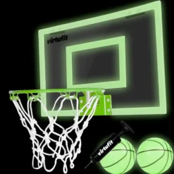 VirtuFit Pro Mini Basketbalbord met 2 Ballen en Pomp - Glow In the Dark
