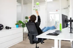 VirtuFit Pro Mini Basketbalbord met 2 Ballen en Pomp - Glow In the Dark