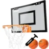 VirtuFit Pro Mini Basketbalbord met 2 Ballen en Pomp - Zwart