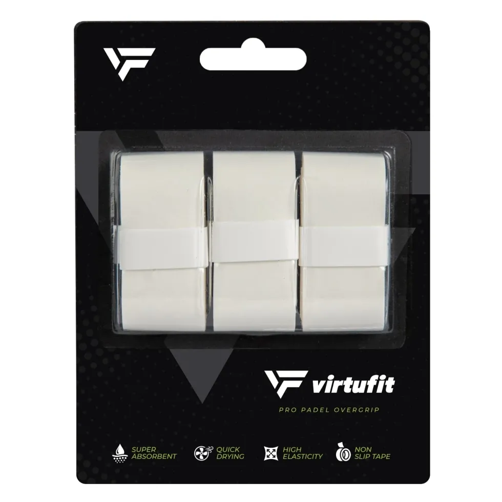 VirtuFit Pro Padel Overgrip - Wit - 9 Stuks