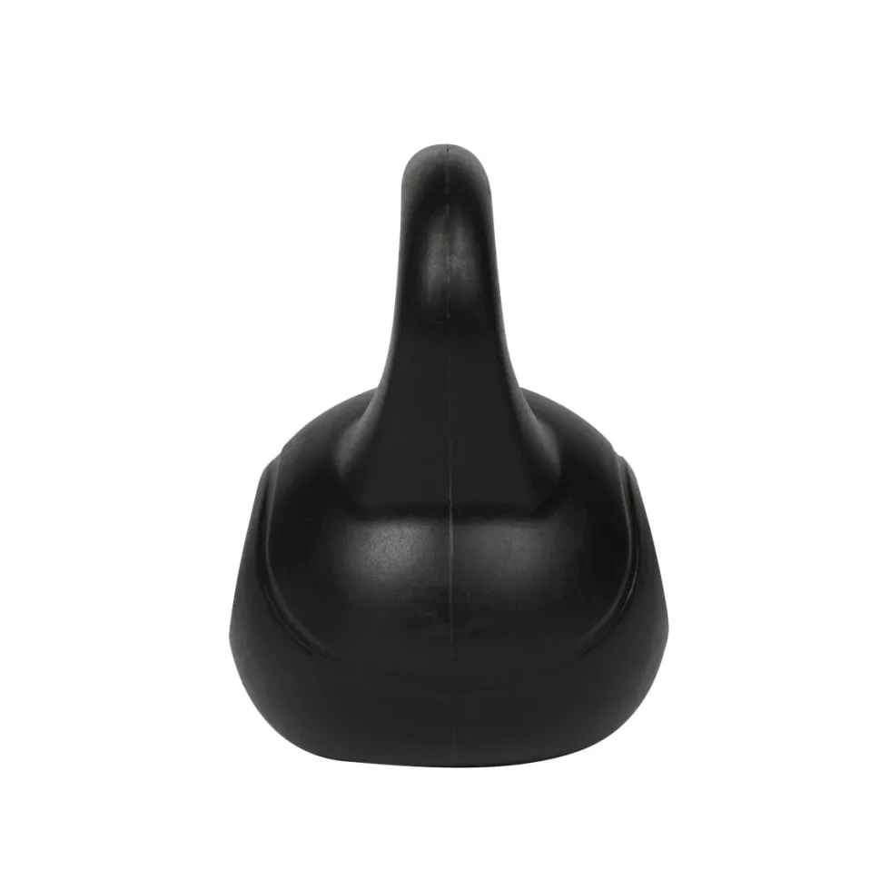 VirtuFit PVC Kettlebell - 4 kg - Zwart