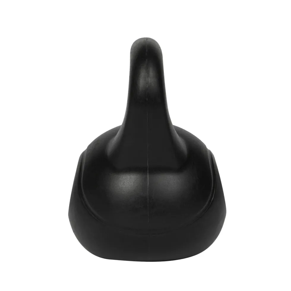 VirtuFit PVC Kettlebell - 6 kg - Zwart