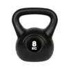 VirtuFit PVC Kettlebell - 8 kg - Zwart