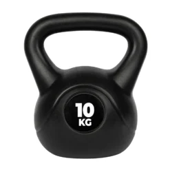 VirtuFit PVC Kettlebell - 10 kg - Zwart