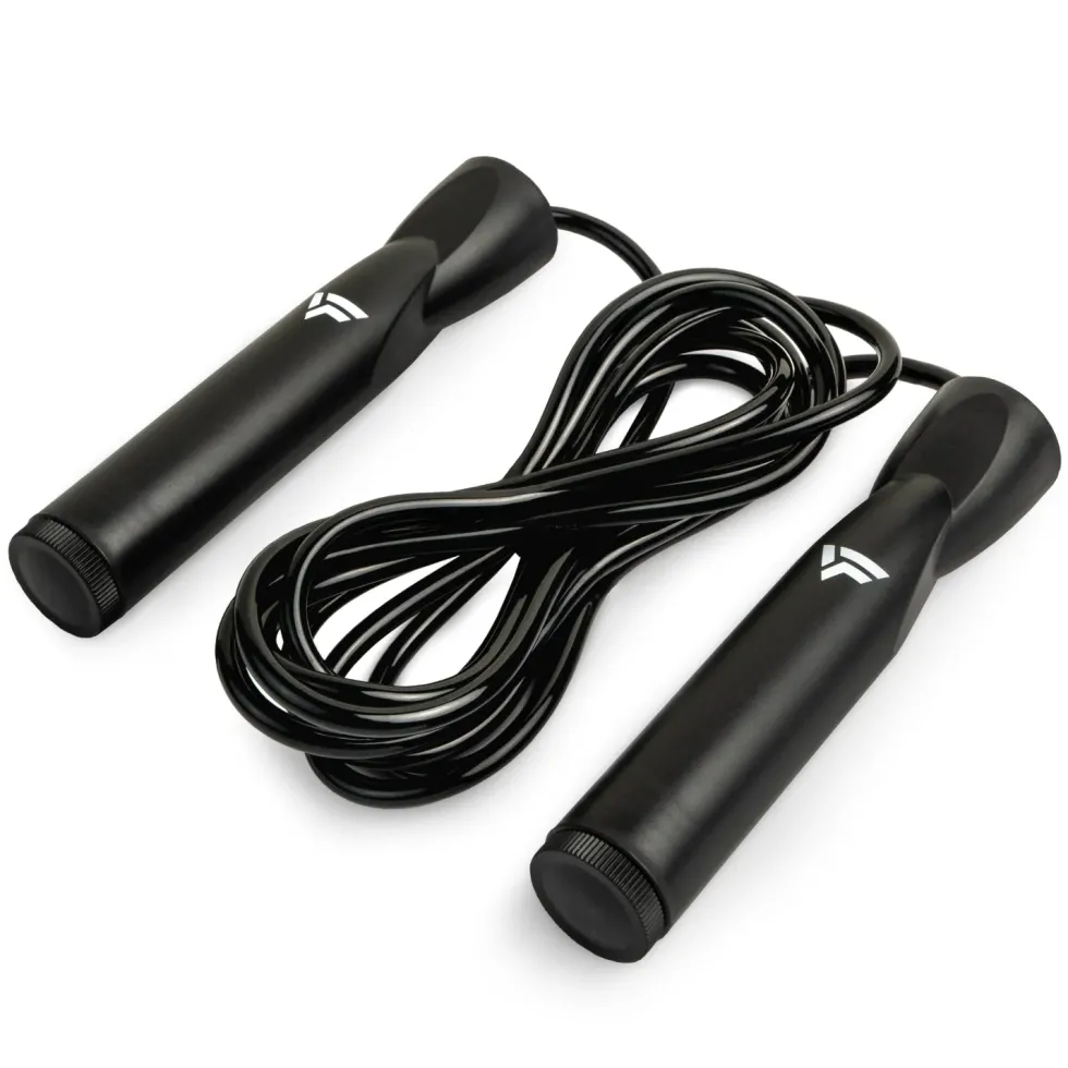 VirtuFit PVC Springtouw - Zwart
