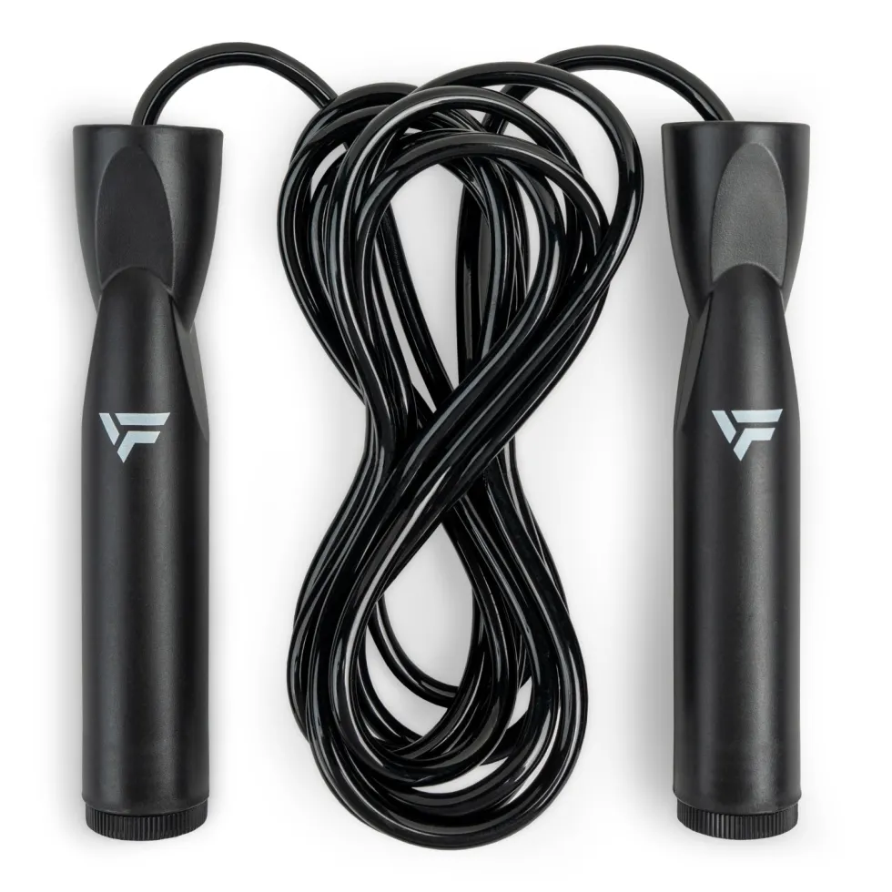 VirtuFit PVC Springtouw - Zwart