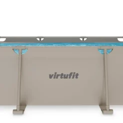 VirtuFit Rechthoekig Zwembad - 300 x 210 x 66 cm - Beige - Inclusief Filterpomp