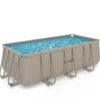 VirtuFit Rechthoekig Zwembad 400 x 200 x 122 cm - Beige