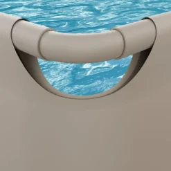VirtuFit Rechthoekig Zwembad 400 x 200 x 122 cm - Beige