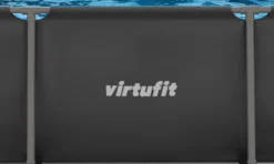 VirtuFit Rechthoekig Zwembad - 300 x 210 x 66 cm - Compleet Pakket - Antraciet