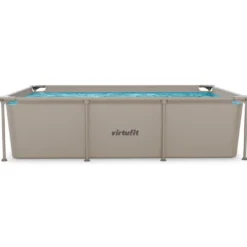 VirtuFit Rechthoekig Zwembad - 260 x 180 x 66 cm - Beige