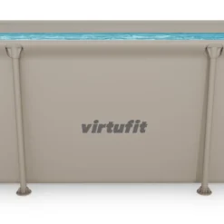 VirtuFit Rechthoekig Zwembad - 260 x 180 x 66 cm - Beige - Compleet Pakket