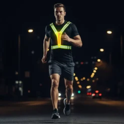 VirtuFit Reflecterend Veiligheidsvest met LED - Verlicht Hardloopvest