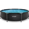 VirtuFit Rond Zwembad - Ø305 x 76 cm - Antraciet