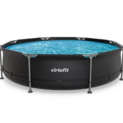 VirtuFit Rond Zwembad - Ø305 x 76 cm - Antraciet