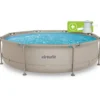 VirtuFit Rond Zwembad - Ø305 x 76 cm - Beige - Inclusief Filterpomp