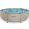 VirtuFit Rond Zwembad - Ø244 x 76 cm - Beige