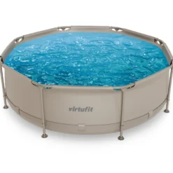VirtuFit Rond Zwembad - Ø244 x 76 cm - Beige