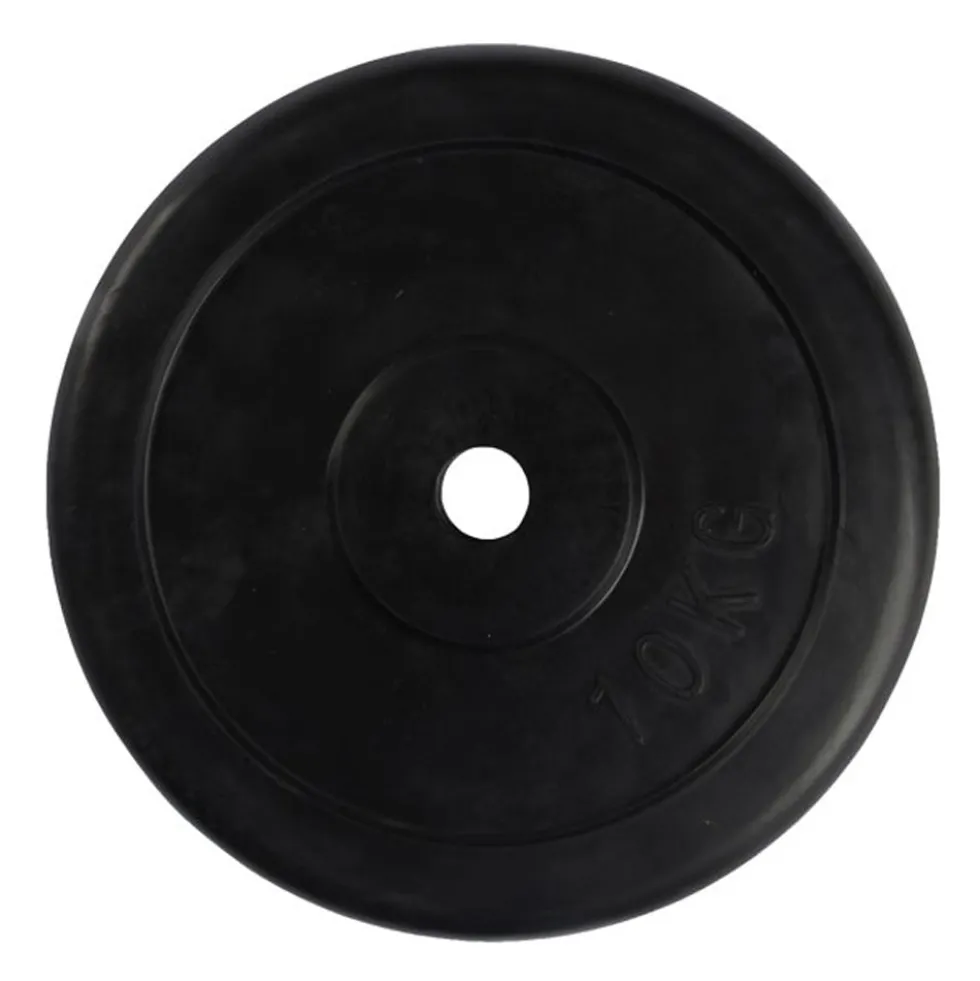 VirtuFit Rubberen Halterschijf - Halter gewicht - 30 mm - 10 kg