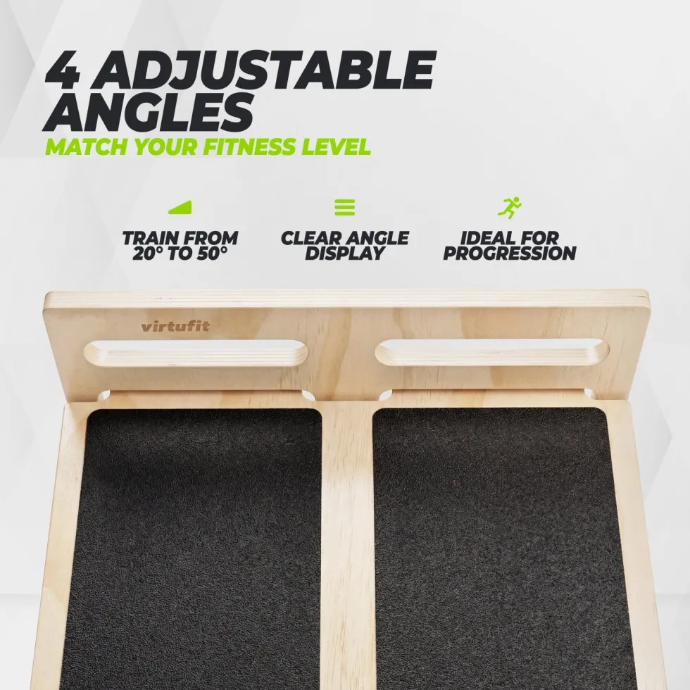 VirtuFit Slant Board - 4 standen - Hout