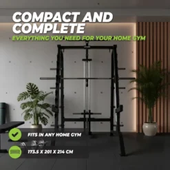 VirtuFit SM100 Smith Machine - Inclusief Pulley Station - Krachtstation