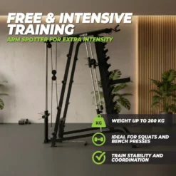 VirtuFit SM100 Smith Machine - Inclusief Pulley Station - Krachtstation