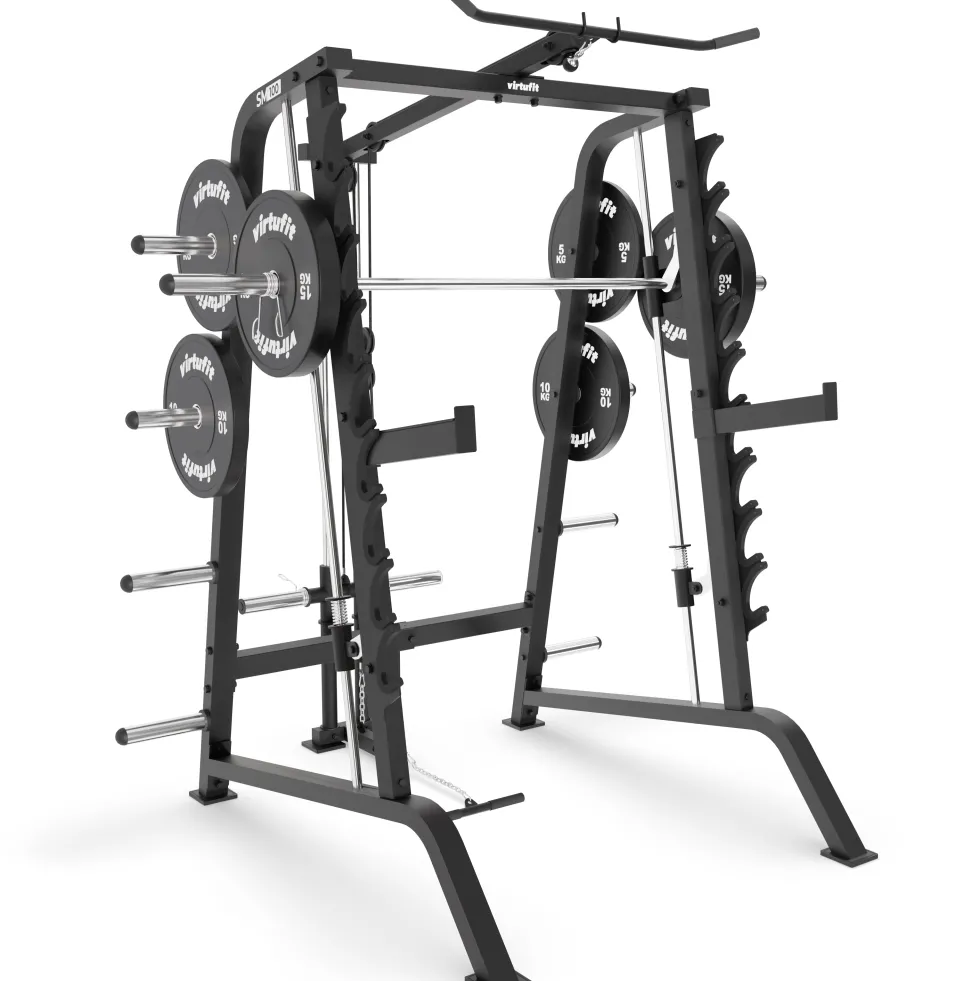 VirtuFit SM100 Smith Machine – Inclusief 100 kg Bumper Plates Set – Krachtstation
