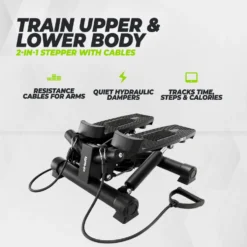 VirtuFit ST100 2-in-1 Side Stepper - met Computer en Weerstandskabels
