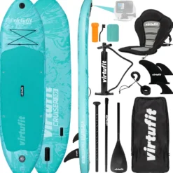 VirtuFit Supboard Cruiser 305 - Turquoise - Met Kajak zitje, accessoires en draagtas