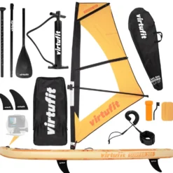 Virtufit Supboard Surfer 305 - Oranje - Inclusief Windzeil en accessoires