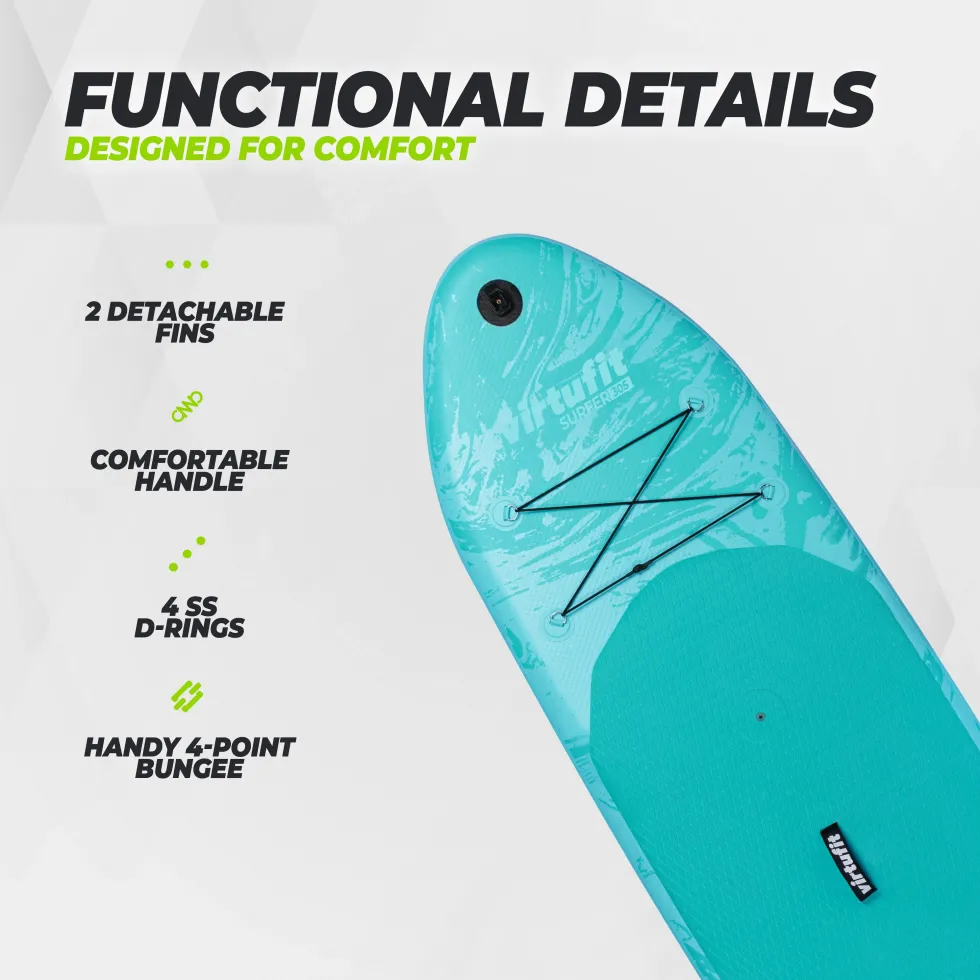 Virtufit Supboard Surfer 305 - Pink - Inclusief Windzeil en accessoires