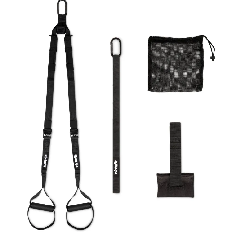 VirtuFit Suspension Trainer met Opbergtas - Zwart