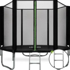 VirtuFit Trampoline met Veiligheidsnet - Zwart - 251 cm - Tweedekans