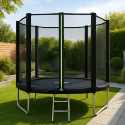 VirtuFit Trampoline met Veiligheidsnet - Zwart - 251 cm - Tweedekans